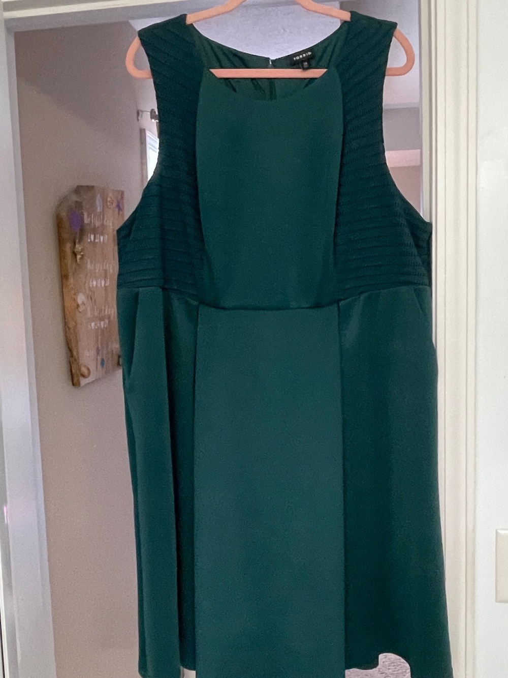 torrid Deep Green Sleeveless Dress